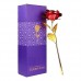 24K Golden Red Rose with I Love You Teddy Bear , Gift Box and Carry Bag